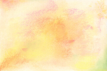 ピンクと黄色のパステルカラーが美しいグラデーションの背景素材