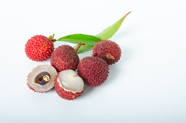 Fresh organic lychee fruit high resolution images