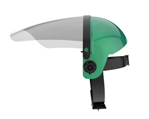 Face mask isolated on transparent background. 3d rendering - illustration