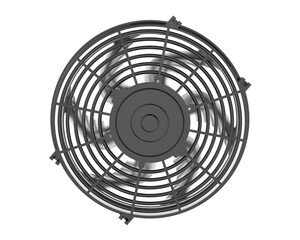 Fan isolated on transparent background. 3d rendering - illustration