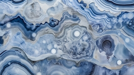 Blue Lace Agate texture background Generated AI