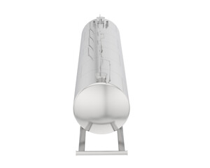 Fuel storage tank isolated on transparent background. 3d rendering - illustration