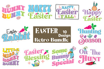 Easter Retro Design