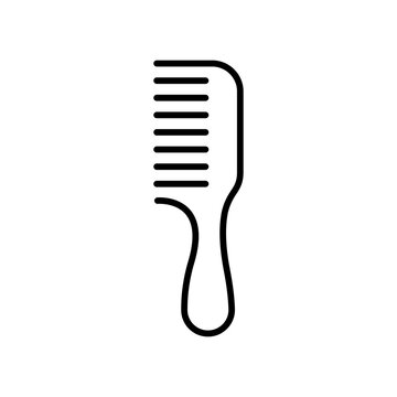 recommend clip art: comb outline vector icon. comb stock vector icon for web, mobile app and ui design