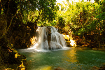 Fototapeta na wymiar Huay Mae Kamin waterfall