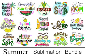 Summer Svg  Design Bundle