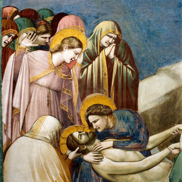 Padova, Cappella degli Scrovegni.Compianto sul Cristo morto
