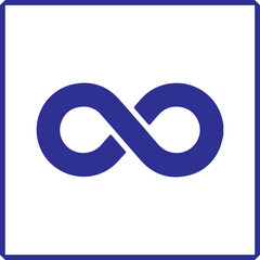 Infinity Symbol Mathematic Vector Image Illustration