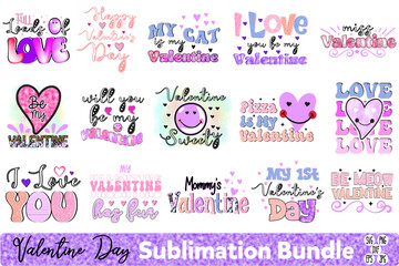 Valentine's Day Sublimation Design