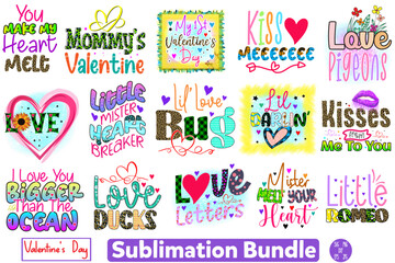 Valentine's Day Sublimation Design