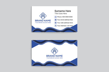 Dental business card template design
