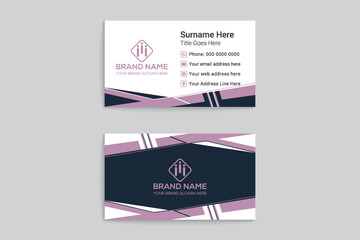 Minimalist business card template