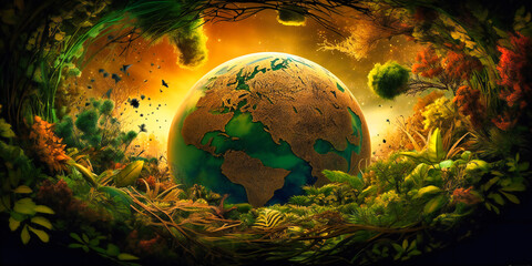 Obraz na płótnie Canvas planet earth planet earth environment