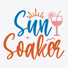 Obraz premium Sun soaker SVG