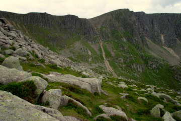 Lochnagar - Element panorama 5/6 - Ballater - Scotland - UK