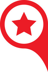 Location Pins Sign. Pointer Navigation Symbol. Flag Mark, Place Location Pictogram. Thumbtack Sign. GPS Tag. Marker Point on Map. Vector Illustration.