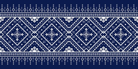 traditional thai fabric. Abstract ethnic pattern. Design for background, wallpaper, clothing, wrapping, Batik, sarong, fabric, Saree, Sari, ikkat, ikat, curtain, carpet, tablecloth, bedspread.