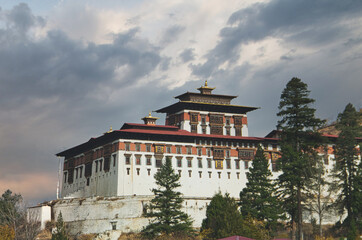 The mighty Rinpung Dzong, Paro.