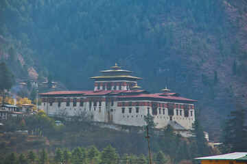 The mighty Rinpung Dzong, Paro.