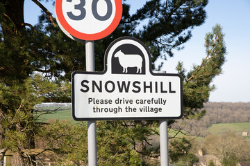 The beautiful Snowshill in Cotswold in England