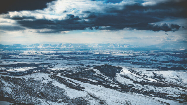Kosovo Winter Landscape