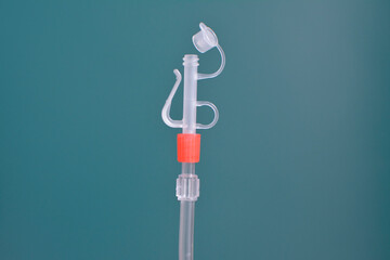 Saline solution and saline connection