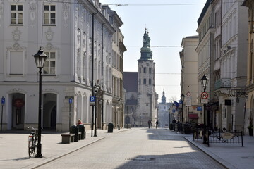 Kraków, ulice, centrum miasta, zwiedzanie, Małopolska, Polska, 