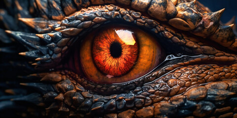 dragon's eye in close up