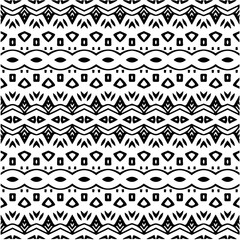 Vector monochrome pattern, Abstract texture for fabric print, card, table cloth, furniture, banner, cover, invitation, decoration, wrapping.seamless repeating pattern.Black and white color.