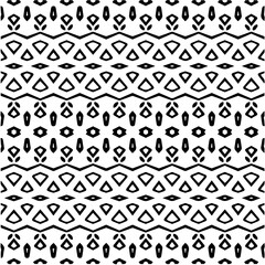 Vector monochrome pattern, Abstract texture for fabric print, card, table cloth, furniture, banner, cover, invitation, decoration, wrapping.seamless repeating pattern.Black and white color.