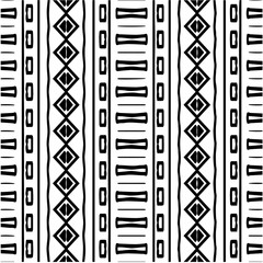 Vector monochrome pattern, Abstract texture for fabric print, card, table cloth, furniture, banner, cover, invitation, decoration, wrapping.seamless repeating pattern.Black and white color.