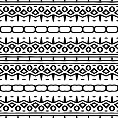 Vector monochrome pattern, Abstract texture for fabric print, card, table cloth, furniture, banner, cover, invitation, decoration, wrapping.seamless repeating pattern.Black and white color.