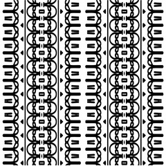 Vector monochrome pattern, Abstract texture for fabric print, card, table cloth, furniture, banner, cover, invitation, decoration, wrapping.seamless repeating pattern.Black and white color.