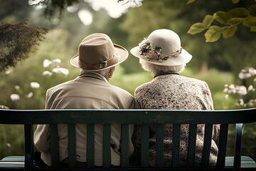elderly in the park