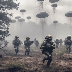 World war alien invasion. Generative AI