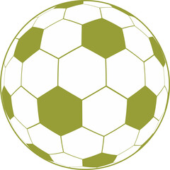 Colorful Football Ball Design in all colors Vector