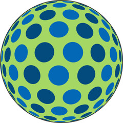 Abstract Color Ball Design vector circle designs