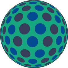 Abstract Color Ball Design vector circle designs