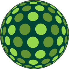 Abstract Color Ball Design vector circle designs