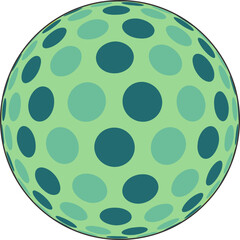 Abstract Color Ball Design vector circle designs