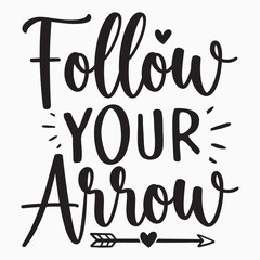 Follow your arrow SVG