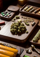 Harmony of Nature: A Meditative Journey Through the World of Cannabis and Herbs