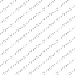 Fototapeta premium Square seamless background of geometric shapes of different sizes and opacity. The pattern is evenly filled with small geometric shapes. Vector illustration on a white background. eps 10