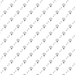 Fototapeta premium Square seamless background of geometric shapes of different sizes and opacity. The pattern is evenly filled with small geometric shapes. Vector illustration on a white background. eps 10