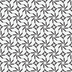 Vector seamless models. Modern stylish texture. Composition from regularly repeating geometrical element. Monochrome, simple. Vector illustrations.