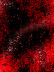 Grunge Texture Paintings Dark and Gritty Splatter Red and Black Rough Distressed Pattern 