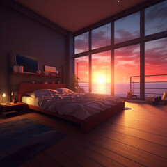 Bedroom Sunset