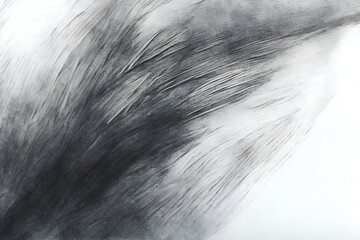 Charcoal monochromatic compositions, Abstract watercolor style, light white and dark gray watercolor