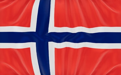 Illustration of the flag of Norway
