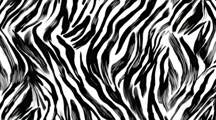 Fototapeta na wymiar Abstract hypnotic pattern with black-white striped lines. Psychedelic background. Op art, optical illusion. Modern design, graphic texture. Generative AI